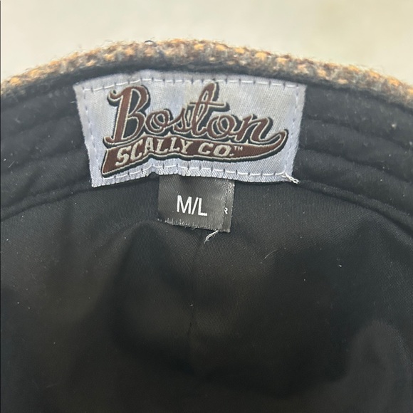 Boston Scally The NewsBoy Brown Tweed Cap - Picture 5 of 8